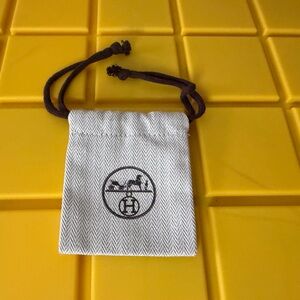 Hermès drawstring dust bag